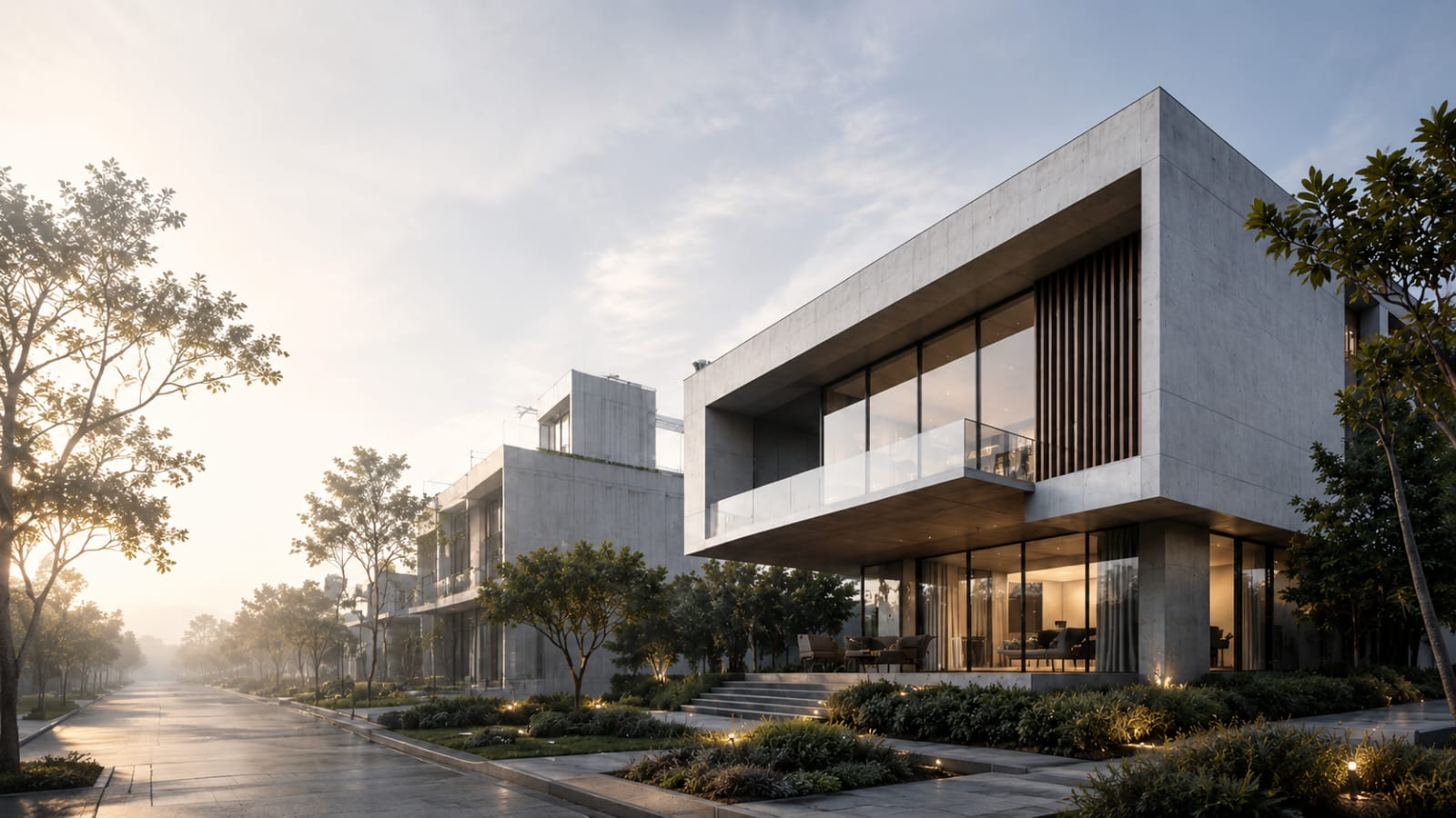 Modern architecture villa